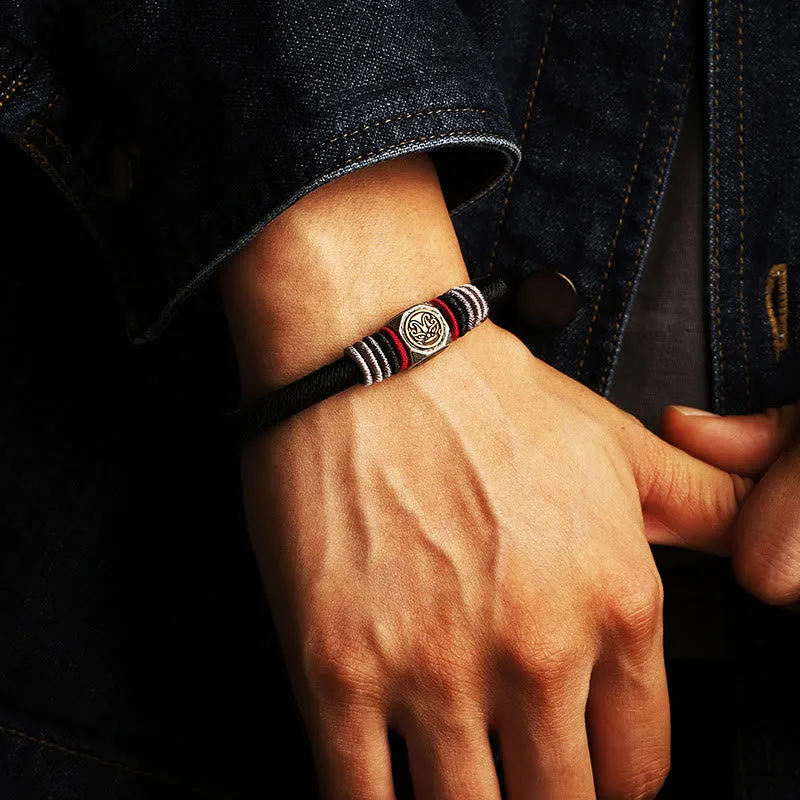 Mythstone 925 Sterling Silver Perfect Knot King Kong Knot Faith Strength Bracelet - Image 6