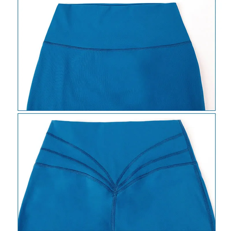 Mythstone Workout Sleeveless Backless Criss-Cross Strap Top Bra Flared Pants Sports Fitness Yoga Outfit - Image 9