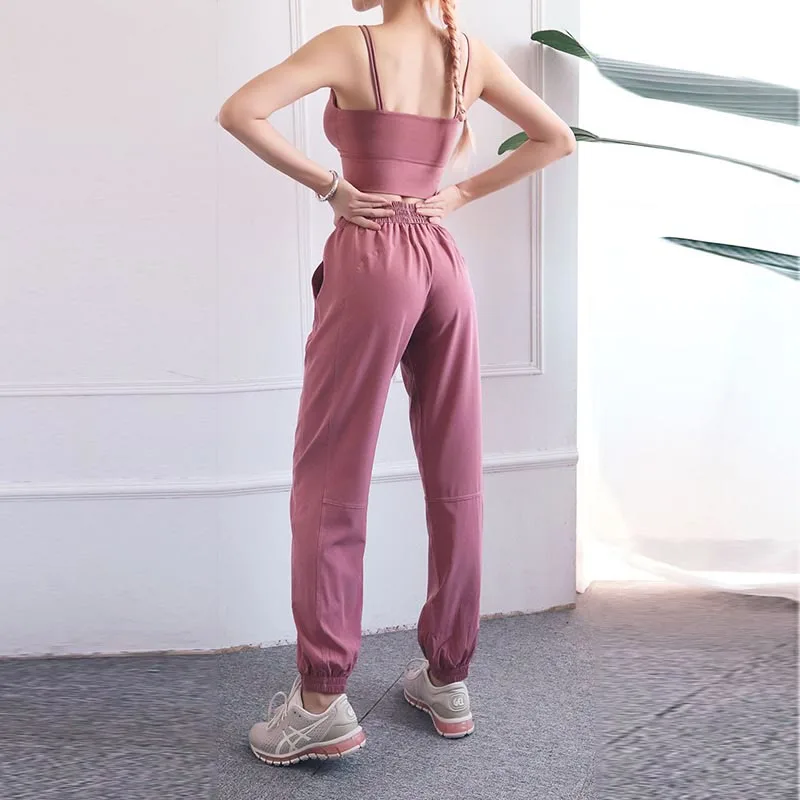 Mythstone High Waist Fitness Yoga Sports Jogger Track Pants With Pockets Sweatpants - Image 28