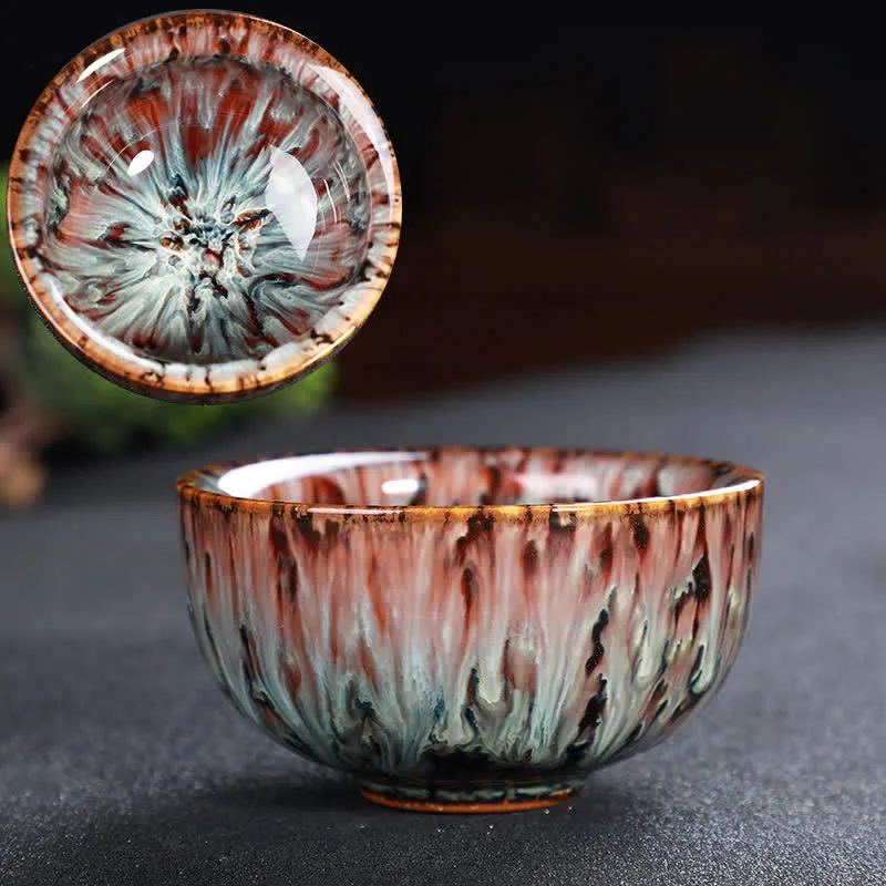 Mythstone Colorful Ceramic Teacup Home Office Tea Cups - Image 42