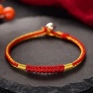 Mythstone Tibetan Handmade Braid Luck String Protection Bracelet