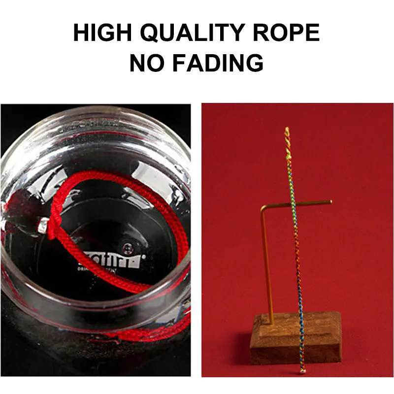 Mythstones "May you be blessed with peace and safety in all four seasons" Lucky Multicolored Bracelet - Image 14