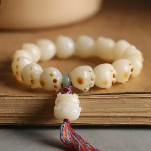 Mythstone Cute Lucky Cat Bodhi Seed Cat Paw Harmony Bracelet