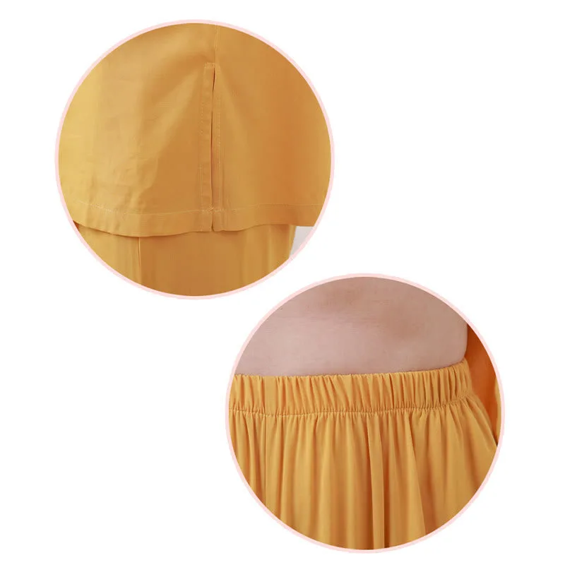 Mythstone 2Pcs Half Sleeve T-Shirt Pants Meditation Zen Tai Chi Cotton Linen Clothing Unisex Set - Image 9