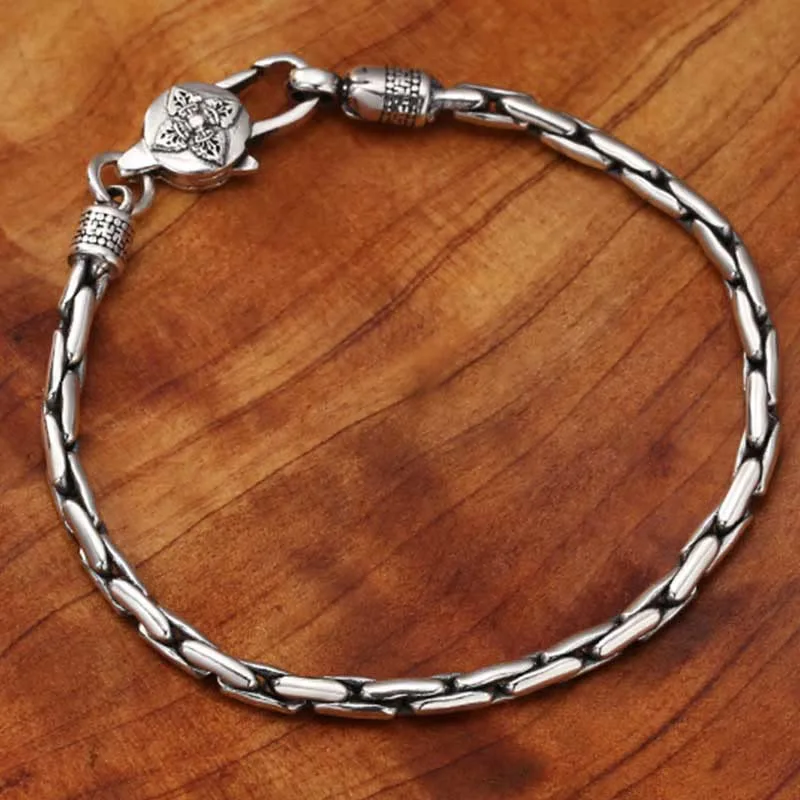 MythStone Tibetan Double Dorje Om Mani Padme Hum Buddha Swastika Vajra Strength Bracelet - Image 10