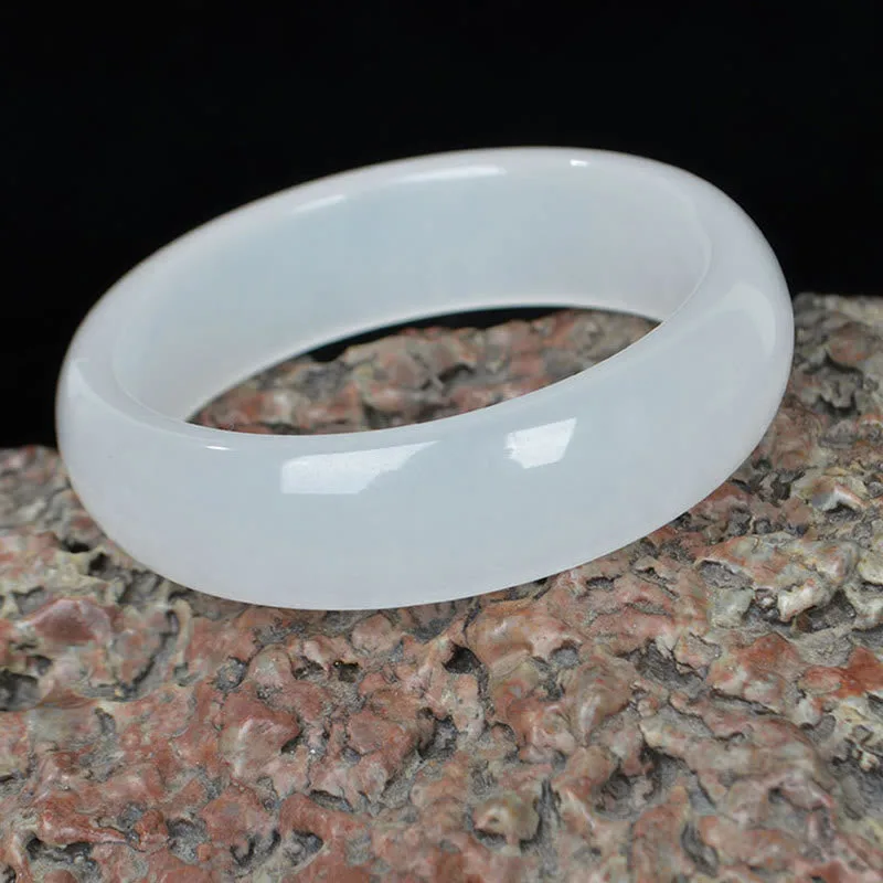 Mythstone Natural Golden Silk Jade Wealth Luck Bracelet Bangle - Image 8