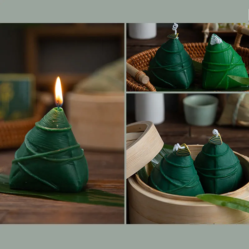 Mythstone Dragon Boat Festival Zongzi Pattern Scented Candle Gift For Family Friends - Image 24
