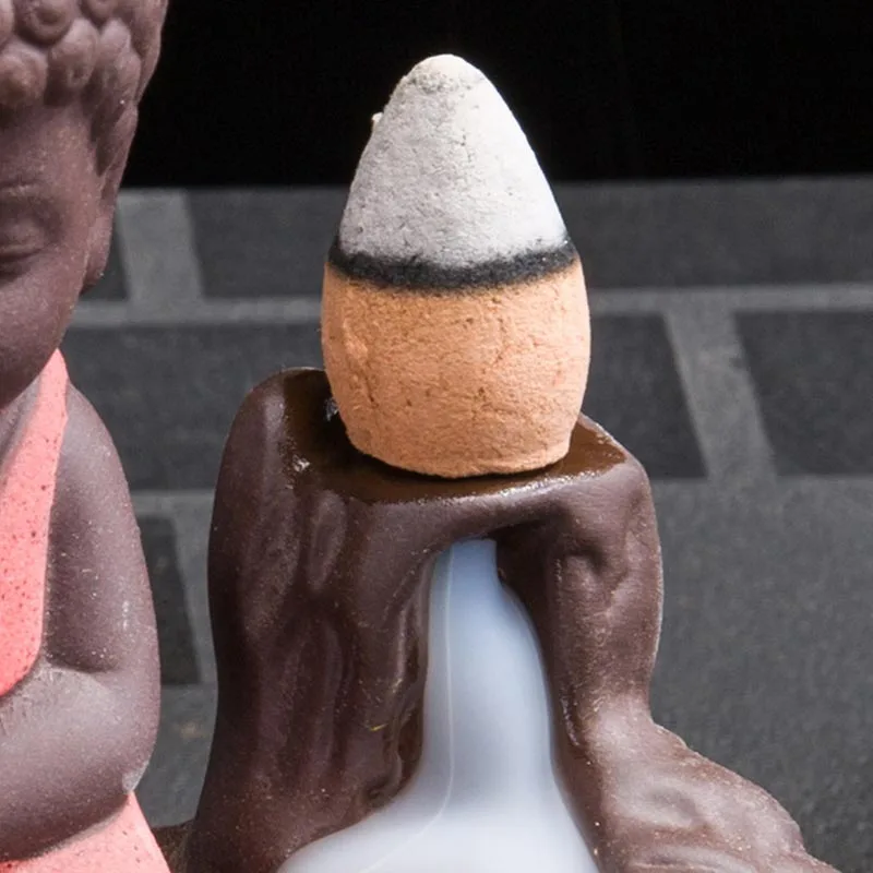 Mythstones Backflow Smoke Fountain Ceramic Blessing Incense Burner Decoration - Image 6