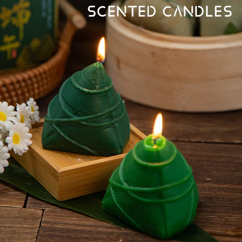 Mythstone Dragon Boat Festival Zongzi Pattern Scented Candle Gift For Family Friends - Image 14