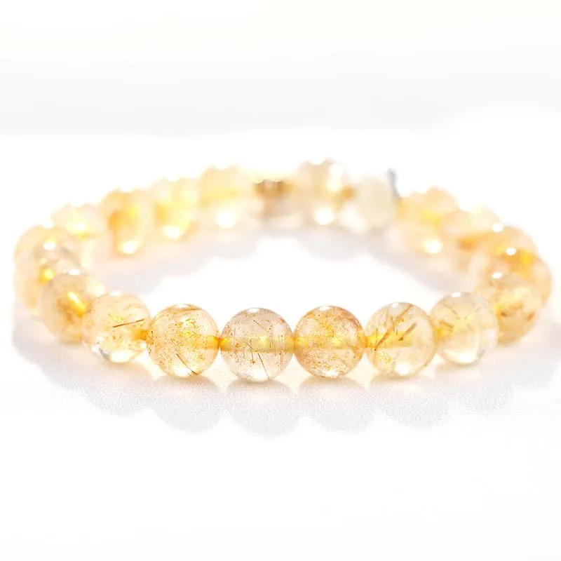 Citrine Luck Protection Moon Charm Bracelet - Image 8