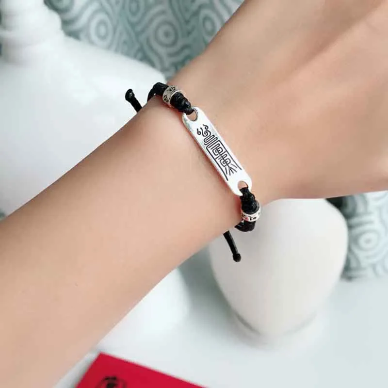 Mythstone 925 Sterling Silver Red String Luck Strength Braid Bracelet - Image 8