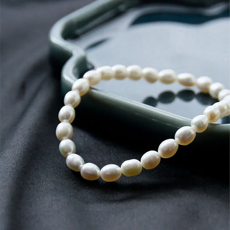 Mythstone Natural Pearl Healing Beaded Bracelet - Image 9