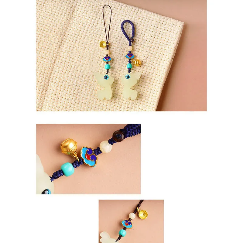 Mythstone Mini Cute Deer Glowstone Luminous Lucky Deer Energy Key Chain Phone Car Hanging Decoration - Image 7