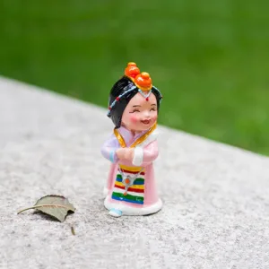 Mythstone Hand Painted Tibetan Figures Creative Home Office Car Decoration Ornament