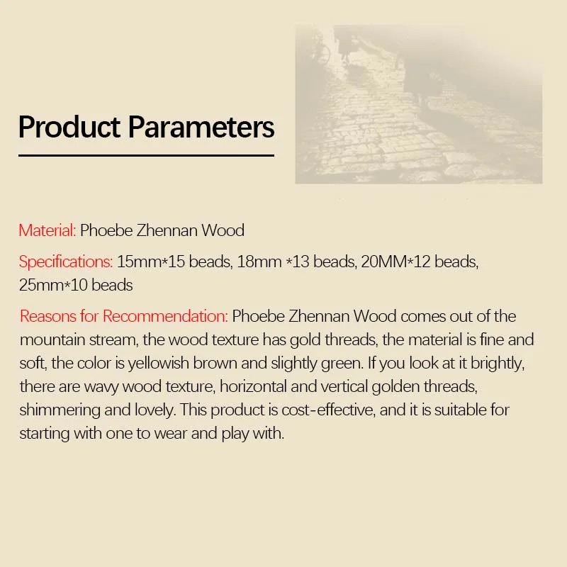 Mythstone Rare Phoebe Zhennan Wood Spirituality Blessing Bracelet - Image 13