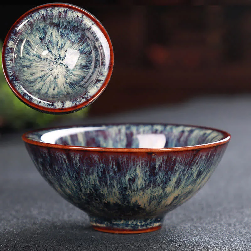 Mythstone Colorful Ceramic Teacup Home Office Tea Cups - Image 75