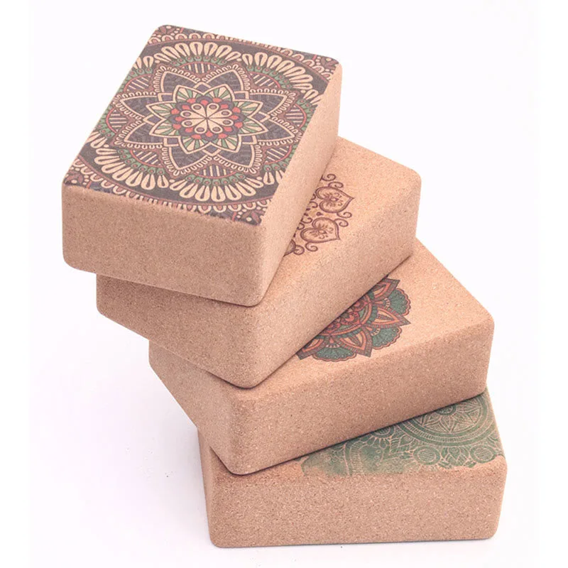 Mythstone Tibetan Mandala Mindful Yoga Cork Block - Image 7
