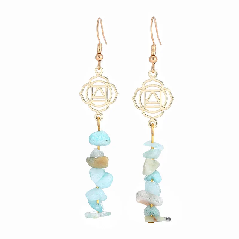 Healing Crystals Zen Cairn Confidence Earrings - Image 4
