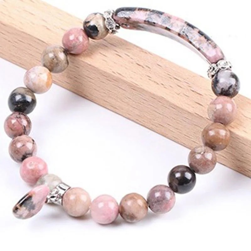 Mythstone Natural Quartz Love Heart Healing Beads Bracelet - Image 14