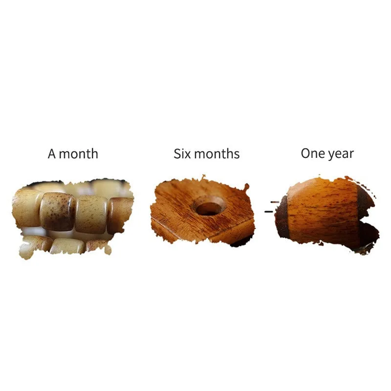 Mythstone Tibetan Yak Bone The Lord Of The Corpse Forest Pattern Strength Bracelet - Image 6