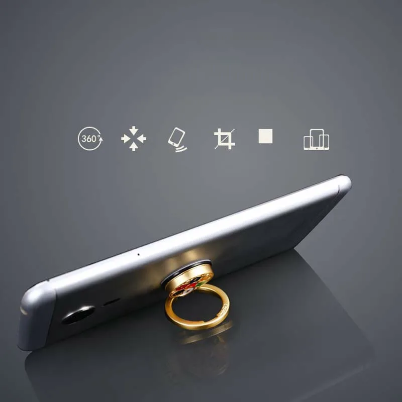 Mythstone Tibetan Om Mani Padme Hum Peace Phone Ring Bracket Universal Phone Holder Decorations - Image 13