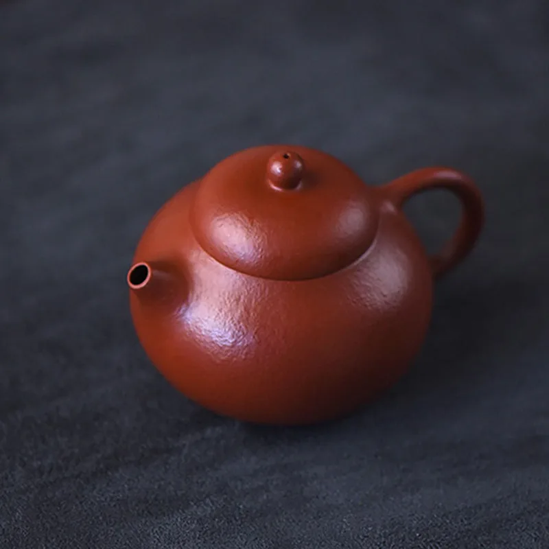 Mythstone Yixing All Handmade Wen Dan Brown Purple Clay Kung Fu Teapot - Image 9