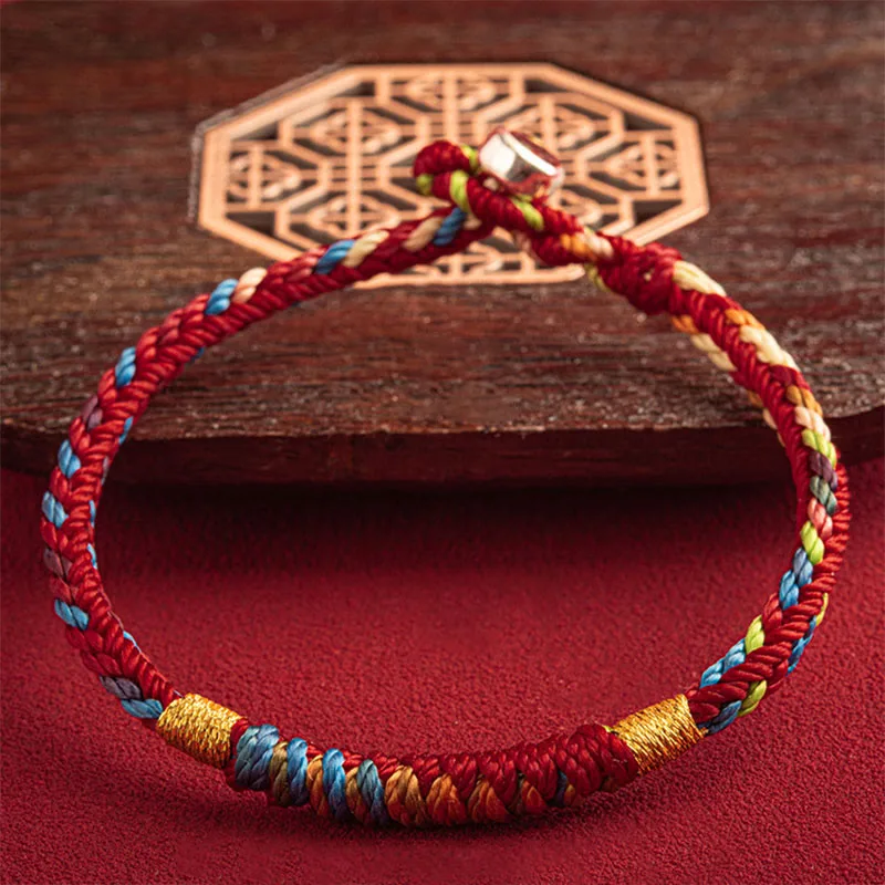 Mythstones "May You Be Safe And Lucky In The Year Ahead" Multicolored Bracelet - Image 9