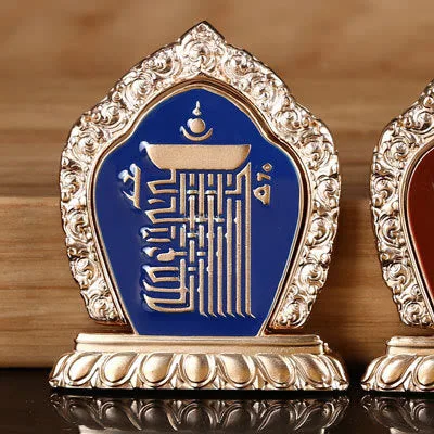 Mythstone Tibetan Om Mani Padme Hum Peace Phone Ring Bracket Universal Phone Holder Decorations - Image 26