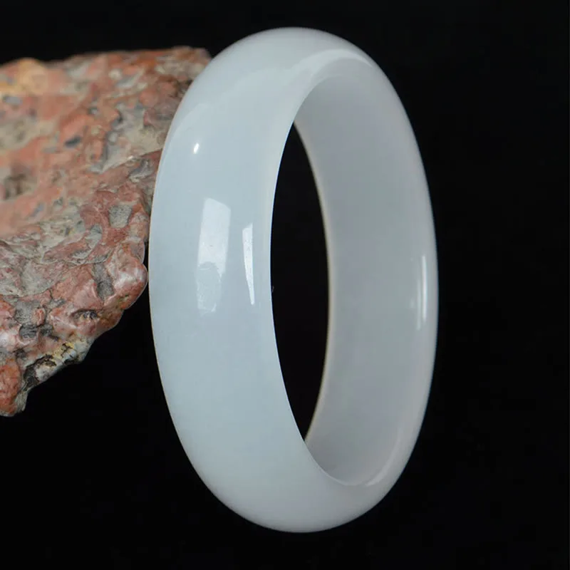 Mythstone Natural Golden Silk Jade Wealth Luck Bracelet Bangle - Image 4