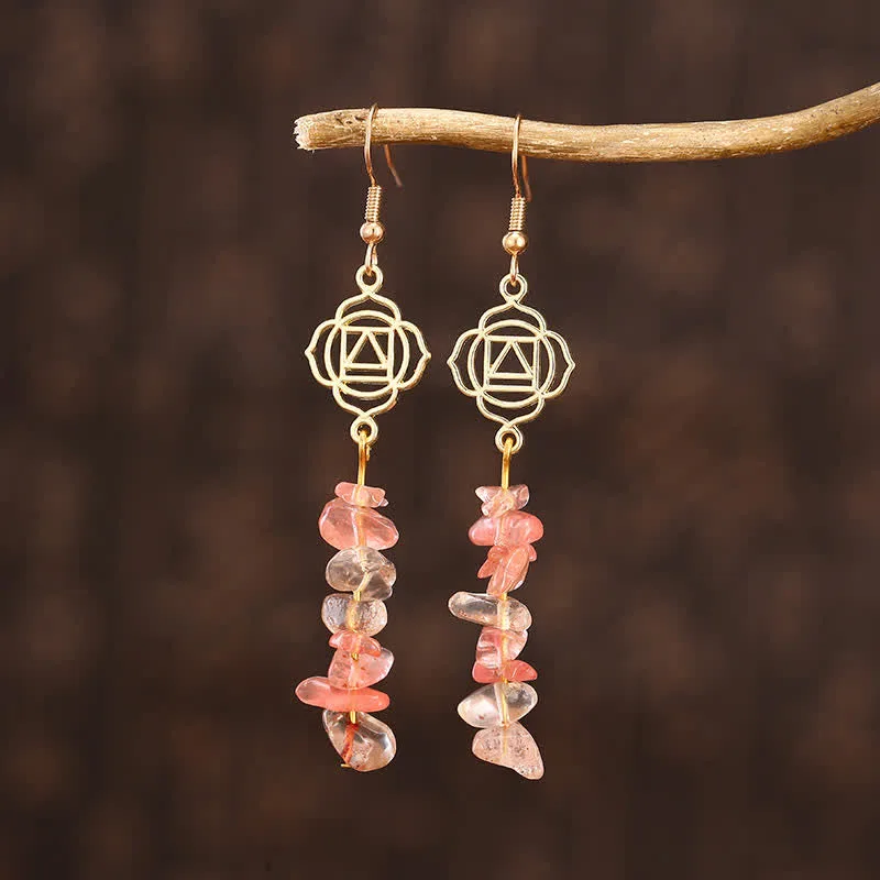 Healing Crystals Zen Cairn Confidence Earrings - Image 18