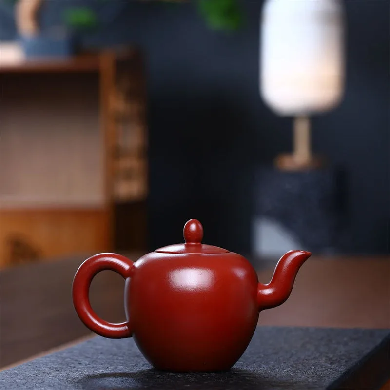 Mythstone Yixing Semi-handmade Brown Purple Clay Kung Fu Teapot 200ml - Image 9