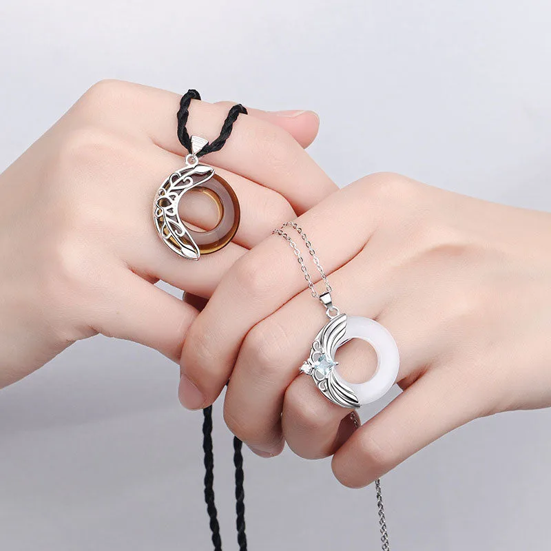 Mythstone Love Wings Copper Luck Healing Necklace Pendant - Image 2