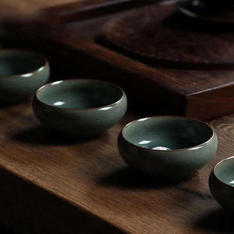 Mythstone Colorful Koi Fish Ceramic Teacup Kung Fu Tea Cup Bowl - Image 16