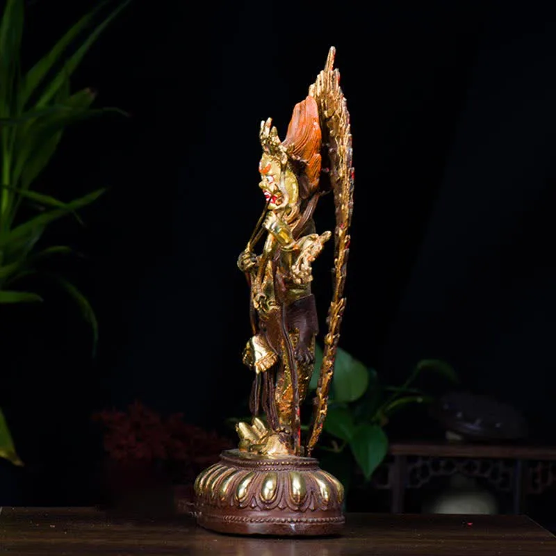 Mythstone Kurukulla Buddha Figurine Serenity Copper Statue Home Decoration - Image 4