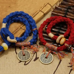 Mythstone Mountain Ghosts Spend Money Ward Off Evil Spirits Handmade Bracelet