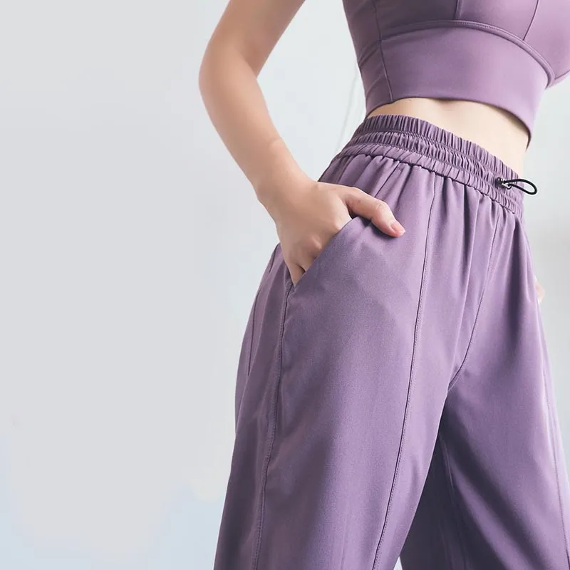 Mythstone High Waist Fitness Yoga Sports Jogger Track Pants With Pockets Sweatpants - Image 19